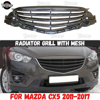 Mriežka chladiča s oka prípade Mazda CX5 2011-2017 ABS plast príslušenstvo ochranné telo kit car tuning styling