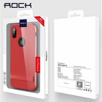 Royce Série pre iPhone X prípade, Rock Telefón puzdro pre iPhone X Zadný Kryt Luxusné Hybrid PC+TPU Pokovovanie Shell pre iPhoneX