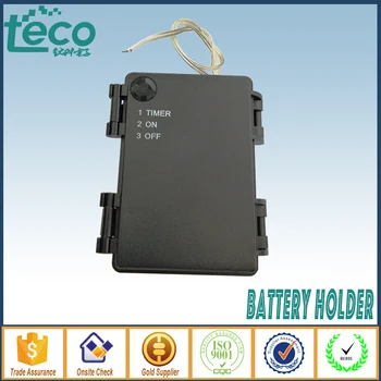 2 ks/množstvo 2 C Plastové Batérie Úložný Box Držiteľ Nepremokavé Batérie Prípade Kontajner s On/Off vypínač TBH-C-2F