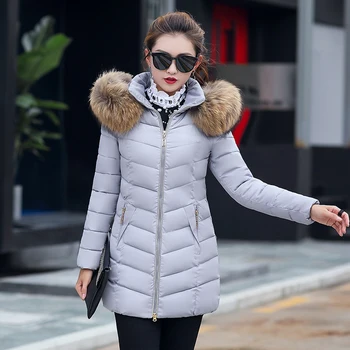 2020 Nová zimná bunda ženy teplé kožušiny dlhá srsť bavlna vetrovka módne slim hrubé žien bunda, kabát manteau femme