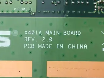 X401A Doske HM76 HM70 REV 2.0 RAM ASUS X401A F401A X501A X301A notebook Doske X401A Doske CPU odoslať
