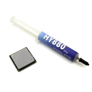 HY880 30 g Ihla Trubice Balenie Super Uhlíkové Nano Termálnej pasty Pre CPU GPU LED Nový Príchod