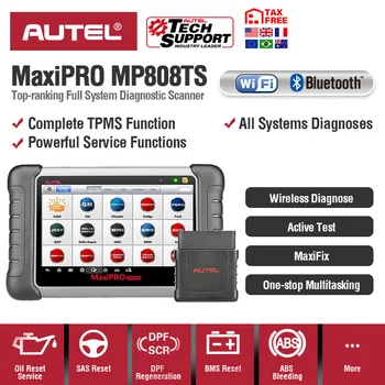 Autel MP808TS Diagnostický Nástroj Rozkvet DS808 Lepšie ako AP200 MK808 MK808TS Kombinovať z MS906BT TS601 Wifi, Bluetooth, Skener OBD