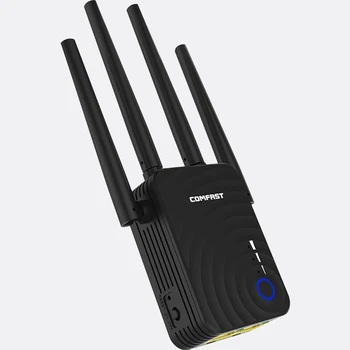 1200Mbps 2.4 G 5 ghz dvojpásmový Bezdrôtový router, WiFi repetidor Long Range extender Wi-fi Opakovač s 802.11 ac 4 Externé Antény