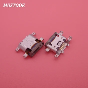 200PCS micro USB konektora Poplatok port Konektor pre Motorola XT1053 XT1055 XT1056 XT1058 XT1060 T1641 XT1642 Moto X XT1625 G4 Plus