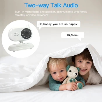 DANMINI Baby Monitor 850M 3,5 Palcový LCD Dohľadu Bezpečnosti Opatrovateľky Bezdrôtový Monitor Fotoaparátu Audio Hovoriť Nočné Videnie Video