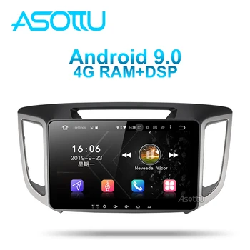 Asottu HY601 android 9.0 PX6 auto dvd do navigácie Pre hyundai creta-2019 gps stereo auto multimediálny prehrávač dvd