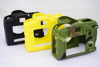 Mäkké Silikónové Gumy Fotoaparát Ochranný Kryt Tela taška pre Nikon D7000 brašna