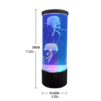 Nabíjanie pomocou pripojenia USB Medúzy Lampa Led Farby Domáce Dekorácie Nočné Svetlo Medúzy Akvárium Štýl Led Lampa