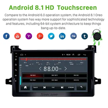 Seicane 9 palcový 2din Android 9.1 HD Dotyková Obrazovka autorádia gps pre 2016 Toyota Prius, podpora WIFI, Bluetooth DVR Spätné kamery