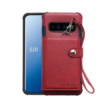 Retro Peňaženky, Kožené puzdro Flip Pre Samsung Galaxy A3 A5 A7 J2 J3 J5 J7 Pro Prime PU Silikónové Peňaženky Zadný Kryt puzdro s Popruhom