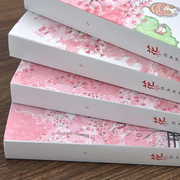 Sakura Série Sketchbook A5 Prázdne Kvet Sketch Book Mäkké Pokrytie 120 Listov