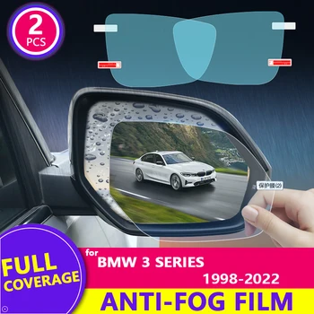 Pre BMW Radu 3 E46 E90 F30 G20 1998 - 2022 Spätné Zrkadlo Film HD Anti-Fog Rainproof Auto Zrkadlo Nálepky, Auto Príslušenstvo