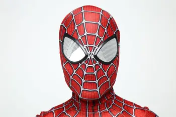 Deti Anime Spider Spider-chlapec Maškarný Kostým pre Dospelých A Deti Halloween Kostým Červená Čierna Spandex 3d Cosplay Oblečenie