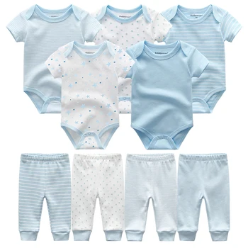 Baby boy oblečenie novorodenca remienky+dieťa dlhé nohavice bavlna 9Pcs/nastaví bavlna krátky rukáv dieťa dievča oblečenie roupas de bebes
