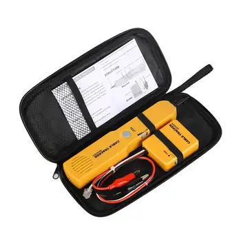 RJ11 Siete Telefón Wire Cable Tester Toner Tracker Diagnostikovať Tón Line Vyhľadávanie Tracer Detektor Sietí Nástroje