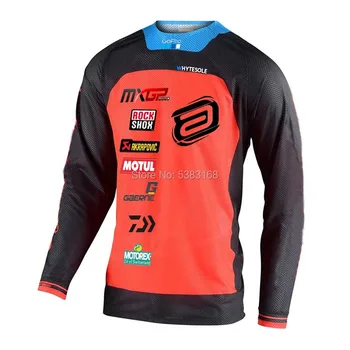 2021 motocross mtb downhill jersey MX dh horský Dres rýchle sušenie BMX jersey