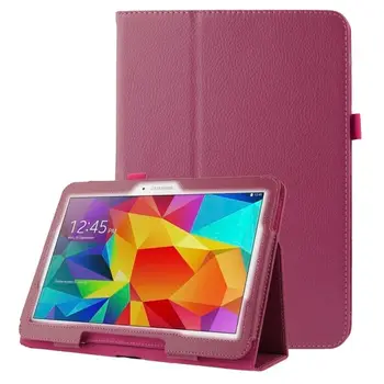 PU Kožené puzdro Pre Samsung Galaxy Tab 3 10.1 P5200 P5210 P5220 Tablet Prípade Skladacie Folio Ochranné puzdro Funda Capa