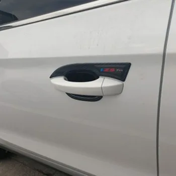 Pre MG ZS Luxusnom štýle ABS Uhlíkových Vlákien Dverí Rukoväť Miska Pohár Kryt Chrániče Auto Príslušenstvo 2017 2018 2019 2020