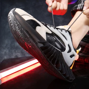 Nové pánske high-top non-slip šok absorpcie športové topánky priedušná ležérne topánky zapatillas hombre veľké veľkosti basketbalovú obuv