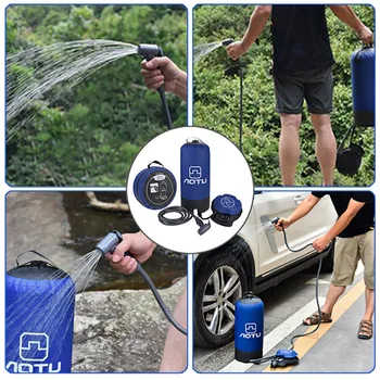Horúce！Vonkajšie Turistika Horolezectvo Vody Bagsolar Vyhrievané Sprcha Camping Vody na Kúpanie Taška Prenosné Vonkajšie 11L #YL5