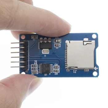 50pcs/veľa Micro SD kartu mini TF card reader modul SPI rozhrania s úrovňou converter čip