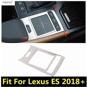 Lapetus Príslušenstvo vhodné Pre Lexus ES 2018 - 2021 Auto Centrálne Ovládanie Myšou Panel Tvarovanie Krytu Auta Trim 1 Ks / Nerez