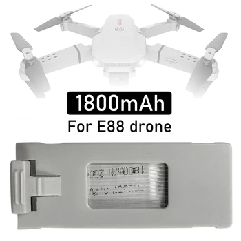 E88 RC Drone 3,7 V 1800mAh Modulárny Lipo Batérie Quadcopter Náhradné Diely, Príslušenstvo Nabíjateľná Batéria 15-17 minút Využívať čas