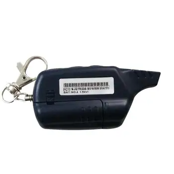 2-pásmový B9 LCD Diaľkové Ovládanie Kľúčom + Silikónové puzdro Pre Rusko Vozidla Zabezpečenie Vozidla Alarm Systém Twage Starline B9 naštartovaním