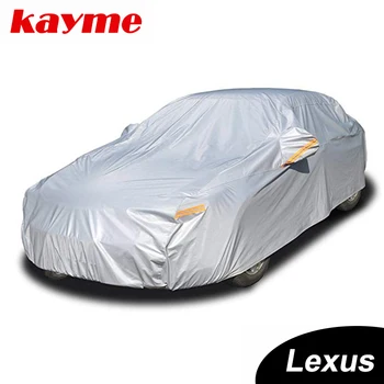 Kayme hliníkový Vodotesný auto kryty super ochranu pred slnkom prach, Dážď auto pokrytie celej univerzálny auto suv ochranných pre Lexus