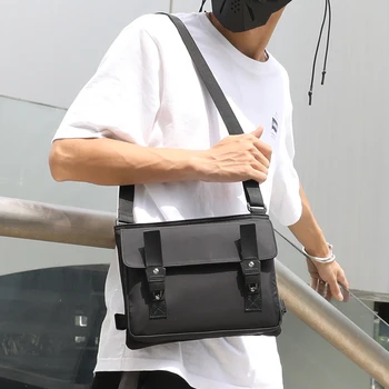 Fyuze nové pánske Poštár Taška Messenger Taška pánske nepremokavé nylon messenger taška módu bežné kórejský kríž taška cez rameno