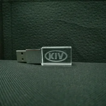 HORÚCE KIA crystal + kovové USB flash disk kl ' úč 4 GB 8 GB 16 GB 32 GB, 64 GB 128 gb kapacitou Vonkajšej pamäte memory stick Logo Vlastné u diskov