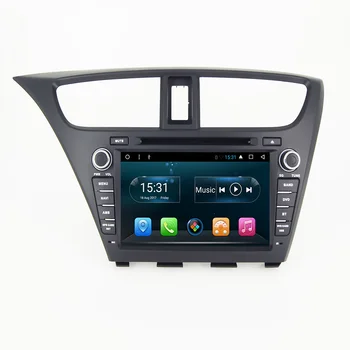 Auto dvd prehrávač Č-2din android auto-rádio gps, navegador 5D honda-civic 7 poklop-späť ek strednej multimediálne carplay