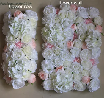 TONGFENG 24pcs/veľa Mixcolor Svadobné 3D kvetinové steny Umelého hodvábu ruže, pivónia svadobné pozadie dekorácie kvet runner svadbu