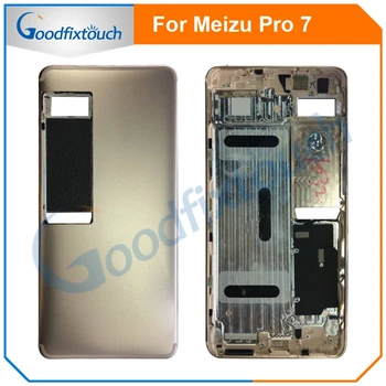 Pre Meizu Pro 7 Kryt Batérie Späť Kryt Prípade Sekundárnu obrazovku Späť na Bývanie Pre Meizu Pro7 Zadné Bývanie S LCD Späť