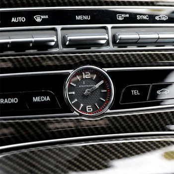 Auto hodiny vhodné na Mercedes Benz W205 W213 GLC auto módne hodinky automobilový quartz mechanika hodiny hodinky nahradiť zobrazenie času