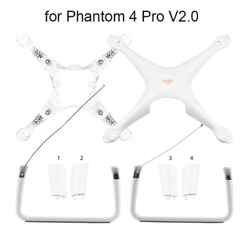 Drone Telo Shell Opravy Dielov pre DJI 4 Phantom Pro V2.0 Hornej Dolnej Časti Krytu Výmena Podvozkových Nôh Kryt Náhradné Príslušenstvo