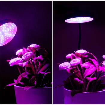 LED Rásť Svetlo Rast Rastlín Lampa 360° Otáčanie 78 LED Korálky Rast Rastlín Vyplniť Svetlo, Guľaté Hlavy Vnútorné Zeleniny, Rastlín Phytolamps