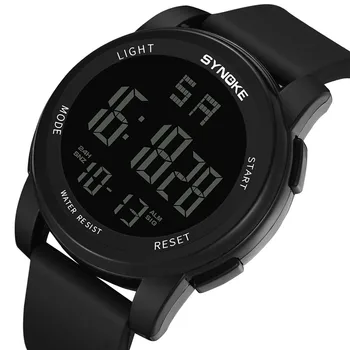 SYNOKE Mužov Náramkové hodinky Multi Funkcia Vojenské LED Digitálny Duálny Pohyb vodotesné hodinky, športové hodinky pre chlapcov športové hodinky