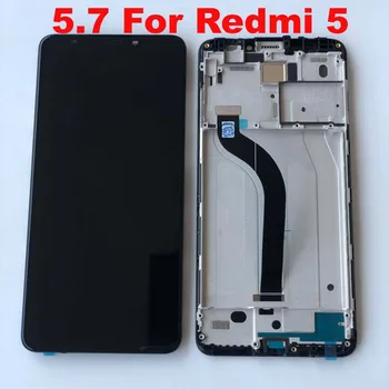 5.7 Pre Xiao Redmi 5 LCD displej+ Touch panel Digitalizátorom. s rámom Pre xiao redmi5 Originálne LCD globálna verzia
