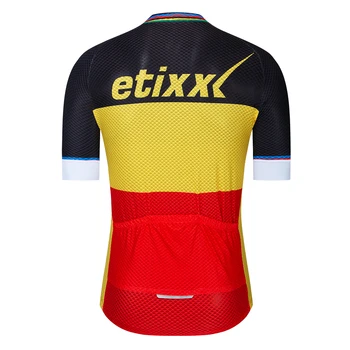 ETIXX pánske Cyklistické Dresy Quick-Dry MTB Bike Nosenie Cestné Cyklistické Oblečenie, Oblečenie Ropa Ciclismo Cyklistiku Leto Plné zips
