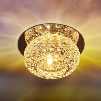 Crystal LED Stropné Svietidlá Uličkou osvetlenie chodby, Vstupná hala lampa Obývacia izba lampy, osvetlenie LED Stropné Svietidlá