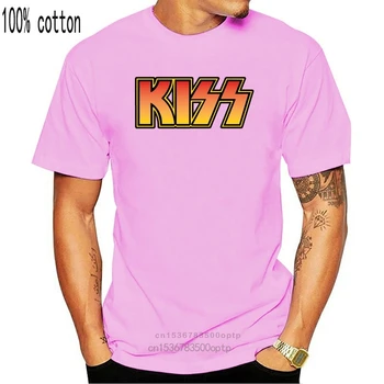Muži Kiss Kapela Logo Bavlna Tričko Tee Slim Fit Tee Tričko
