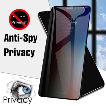 Najlepšie 9H Úplné Súkromie Tvrdeného Skla Pre iPhone X XS MAX XR 6 6 7 8 Plus Anti-Spy Odlesky Peeping na Obrazovku s Vysokým Rozlíšením