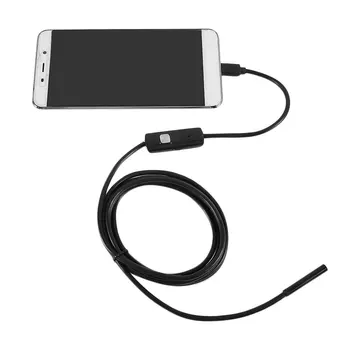 720P Trubice Endoskopu 5,5 mm 2M Micro USB, HD Kamera Borescope Inšpekcie pre PC, Telefón Android Vodotesný IP67 Rozsahu 6 Biele Led diódy 66