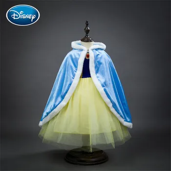 Disney Oblečenie pre Teplý plášť Dievča šaty princezná Šaty Anna Štýl Kráska a zviera Cape Dievča Snow White Cosplay Dieťa Oblečenie