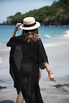 New Horúce Predaj Ženy Plážové Oblečenie Plavky Bikiny Pláž Nosiť Zakryť Kaftan Letné Tričko Šaty Pláže
