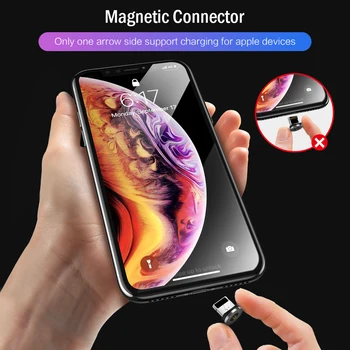 RAXFLY Magnetická Nabíjačka, Držiak Telefónu Nabíjací Stojan Dock Pre iPhone X XS Max Typ Magnetu C Micro USB Desktop Poplatok Pre Android