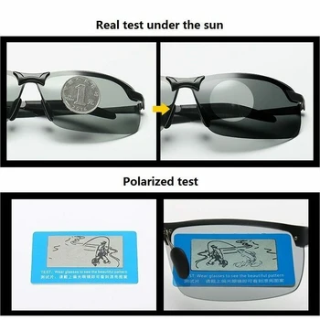 Brainart Mužov Photochromic slnečné Okuliare s Polarizované Šošovky pre Jazdu Vonkajšie GK99