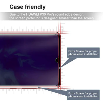 Úplné Pokrytie Skla UV Tekuté Lepidlo Screen Protector Pre Huawei P30 Pro Mate 20 Pro Tvrdeného Skla UV Lepidlo Pre Samsung S10e S10Plus